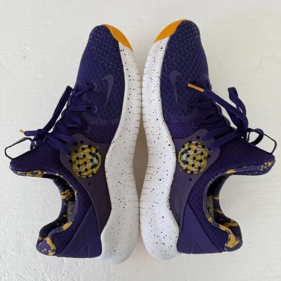 Size 8 - Nike LSU Tigers Free TR8 Cross Trainers Sneakers AR0413-500 Women’s - Picture 3 of 11